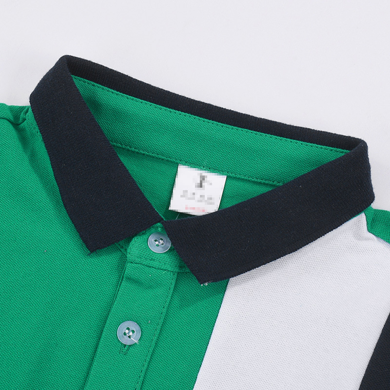 Kids Kidsren's T-Shirt Long-Sleeved Pure Cotton White Lapel Boys Polo Shirt Girls Primary School Students Middle School Uniforms