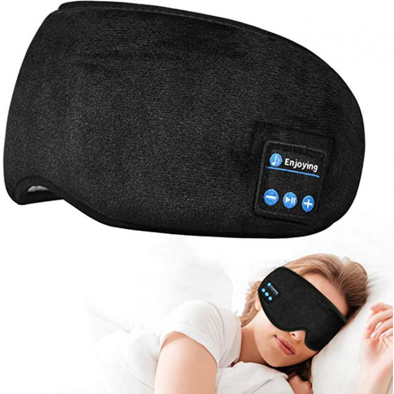 Factory Direct Sales 5.0 Bluetooth Music Eye Mask Wireless Intelligent Shading 3D Answer the Phone Wireless Sleep Eye Mask