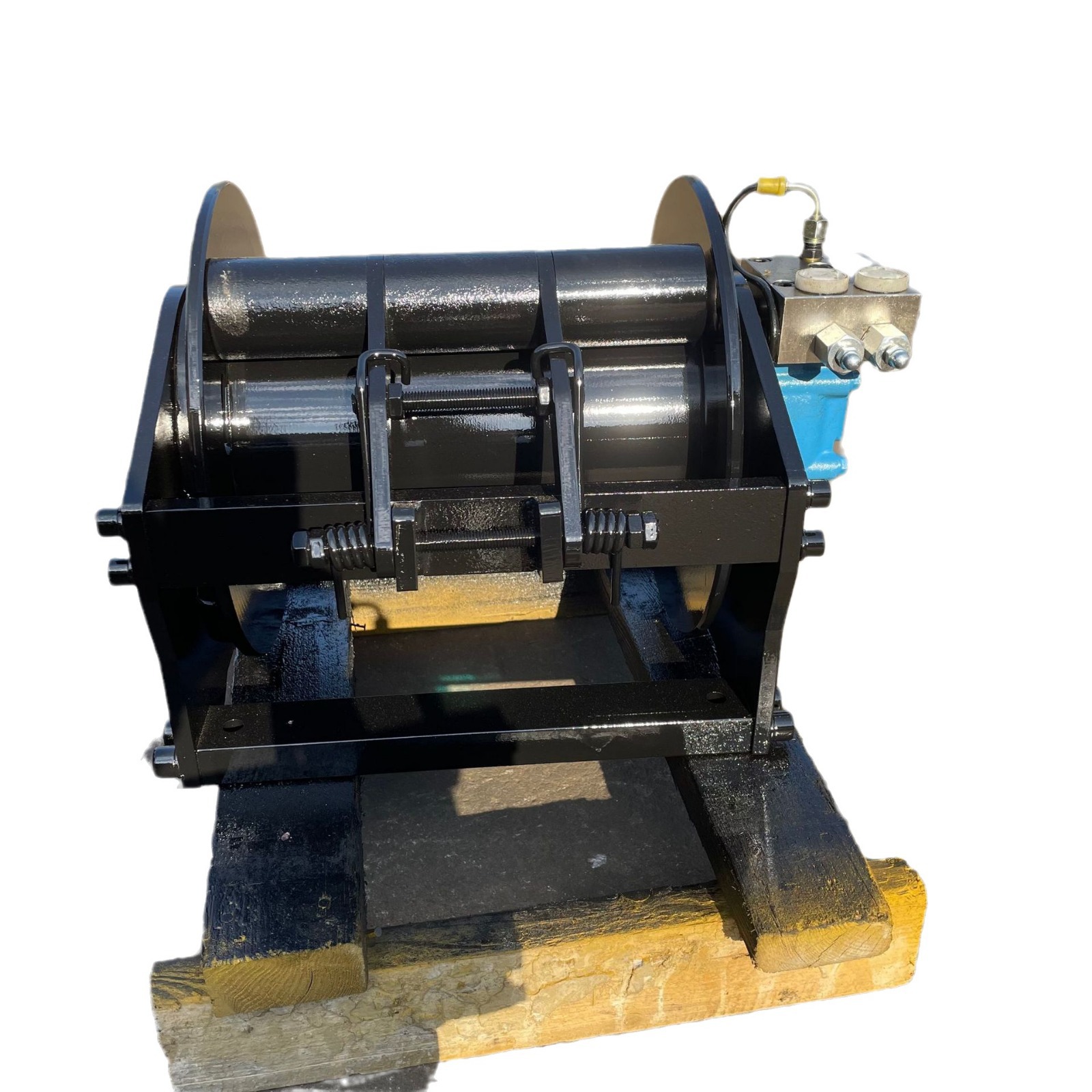 Customized Five-Star Motor Single Rope Tension 10-Ton Winch Large-Tonnage Marine Drilling Rig Traction Hydraulic Winch