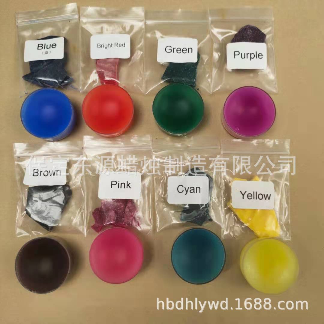 Factory Shipped Chihua Block Candle Dye DIY Material Color Block Irregular Shape 5g 1 Pack Cross-border Supply