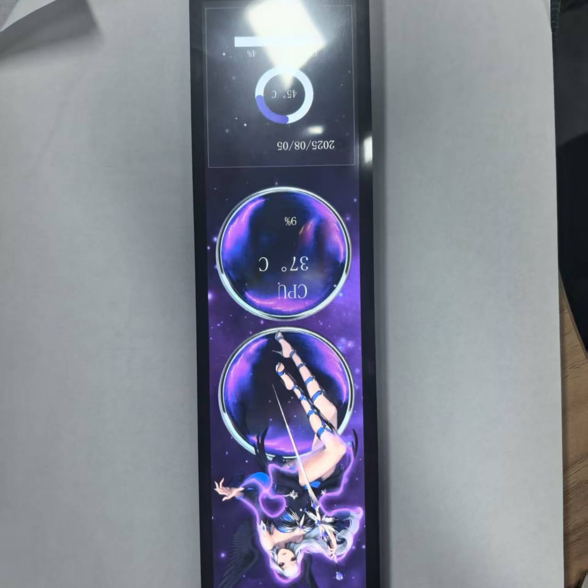 6.2inch Dual Screens + Board Smart Display Case Temperature Time Free DIY Computer Water Cooling Dual Screen Hot Model