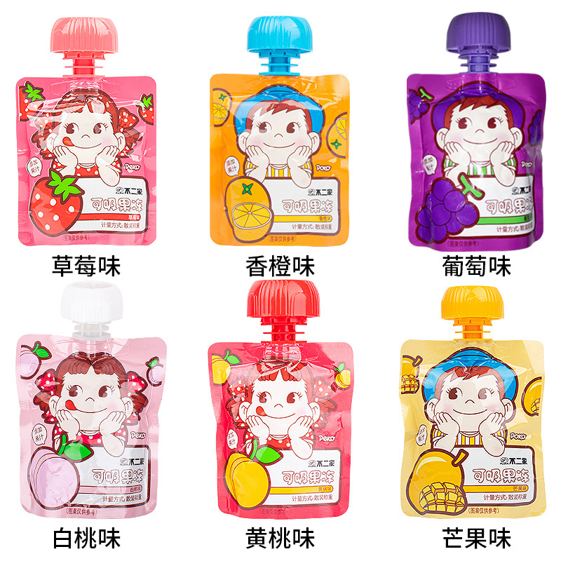 Fujiya Suckable Jelly Children's Day Snacks Wholesale Suckable Jelly Drinks Kindergarten Children's Day Gifts