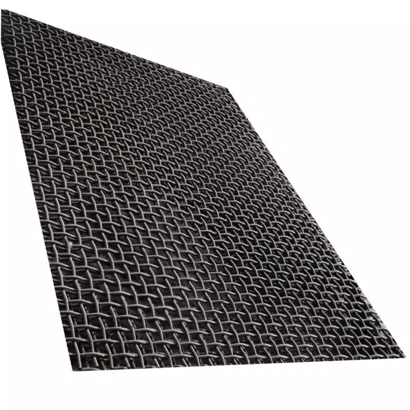 65 Manganese Steel Braided Sieve Mineral Sand and Gravel Filter Sieve Sand and Gravel Grading Vibration Roller Sieve Steel Wire Crimped Mesh