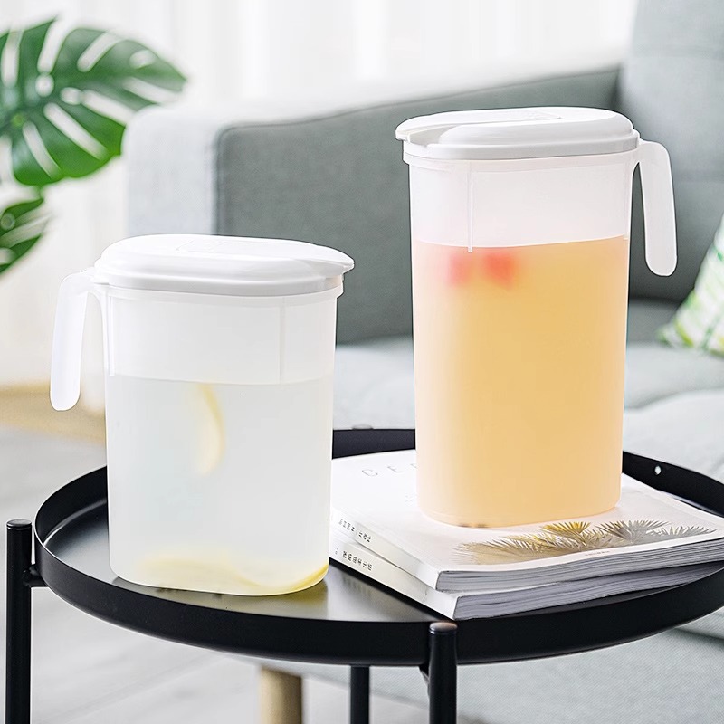 High Borosilicate Cold Water Kettle, High Temperature Resistant Cold Water Kettle, Plastic Teapot, Household Tea Kettle with Filter, Ice Tea Kettle