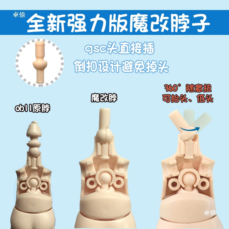 Ob11 Body Magic Modified Neck Modification Accessories Gsc Face Support Ymy Neck Card