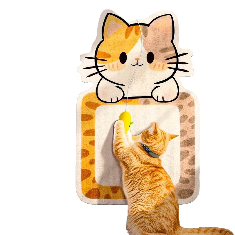 Cat Scratching Board, Non-Shedding, Vertical Wall Sticker, Anti-Cat Scratching Sofa Protection, Adhesive Cat Scratching Pad Toy, Drop Shipping