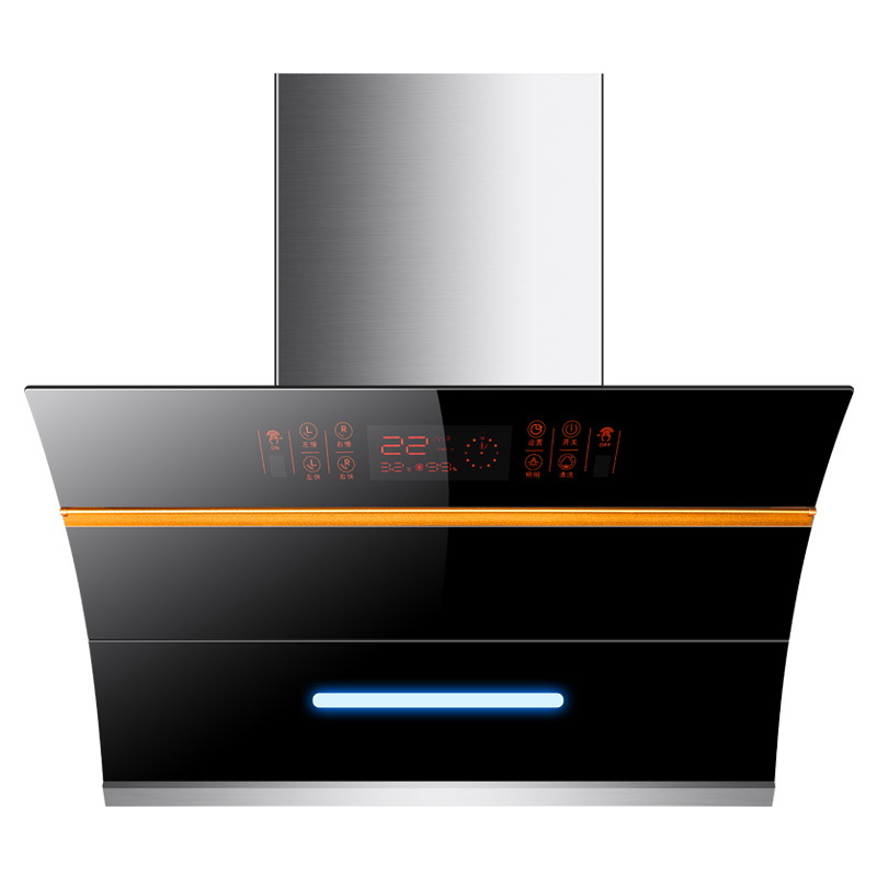 Wholesale High-Suction Range Hood and Gas Stove Set for Kitchen Use, Two-Piece Range Hood and Stove Set