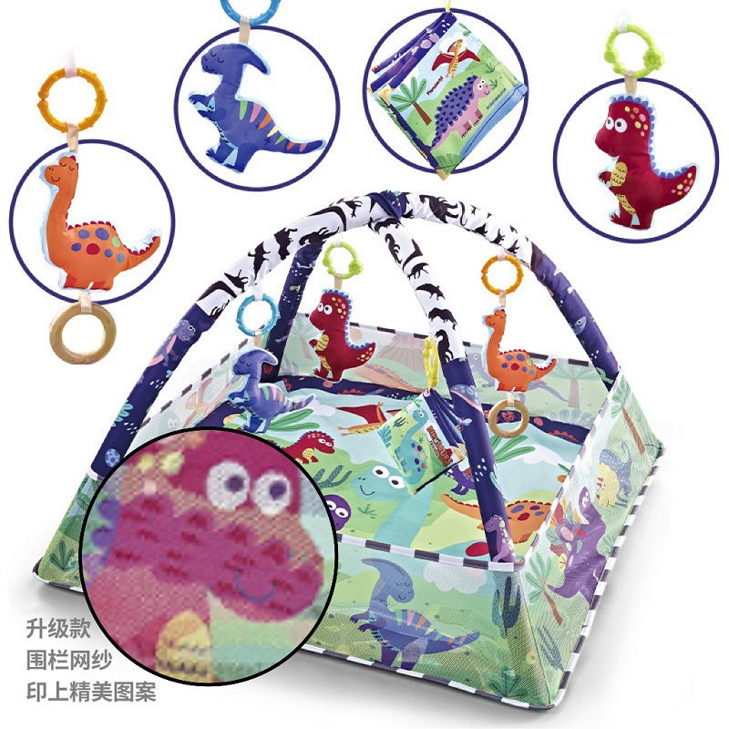 Square Game Blanket Baby Cartoon Animal Ocean Ball Pool Crawling Mat Amazon Cross Border New Product Baby Gym Rack