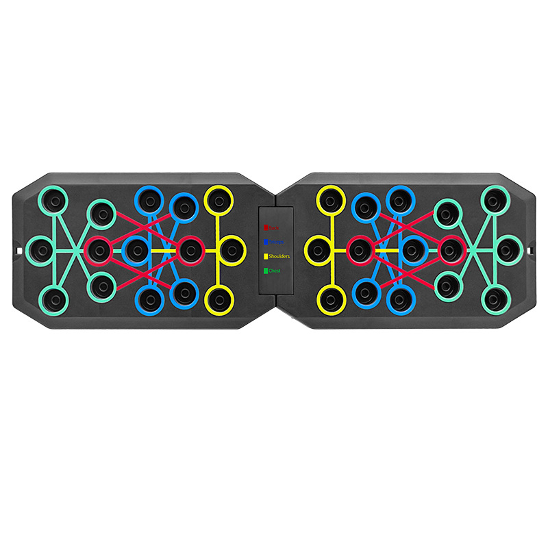 Cross-border multi-functional push-up home training men's chest muscle abdominal muscle training equipment portable push-up board