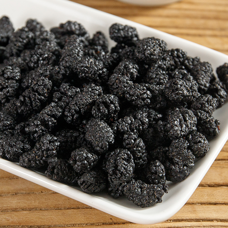 Baiguo firm mulberry dried black mulberry instant sand-free red mulberry 250g cans multi-specification mulberry strength supply