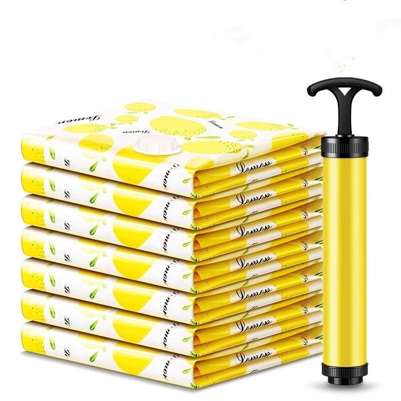 Foreign Trade Hot-Selling Enlarged and Thickeneded Vacuum Compression Bag Clothes Quilt Packaging Moving Travel Storage Artifact Air Extraction