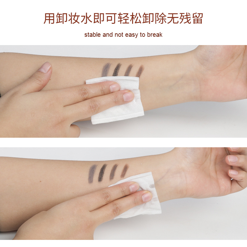 Maiouli small gold bar gold chopsticks double eyebrow pencil extremely fine three-dimensional lasting non-faint triangle eyebrow pencil a generation of hair