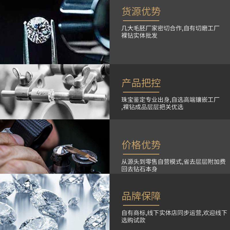 Customized Loose Diamond Rings, Cultivated Diamond Jewelry, Customized Source Factory Igi Proposal Anniversary Rings, Carat Diamonds
