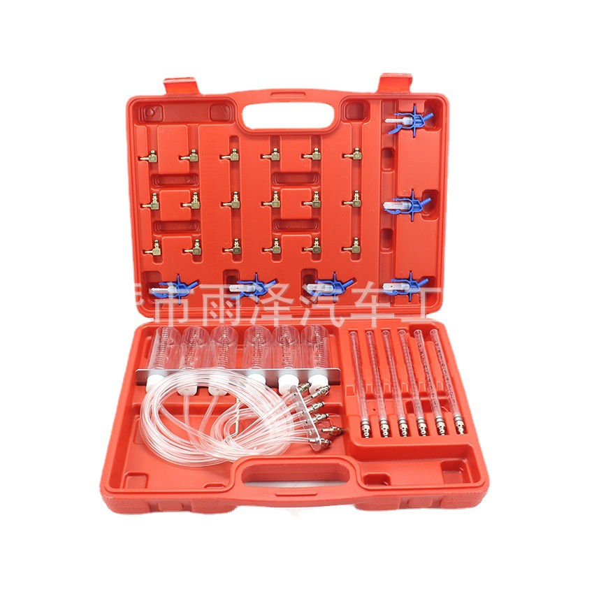 Diesel Fuel Injector Flow Meter Tool Auto Repair Common Rail System Oil Return Measuring Instrument Fuel Flow Test Set Universal