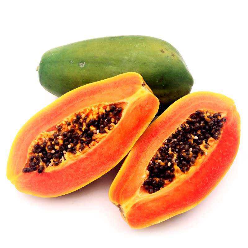 Guangxi Red Heart Milk Papaya Season Fresh Fresh Tropical Fruit Now Picked Papaya a Generation of Fat