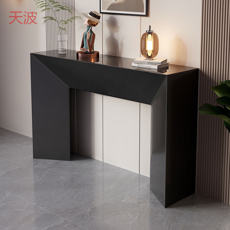 Итальянский стол для прихожей, новый китайский стиль, очень узкий, современный шкаф