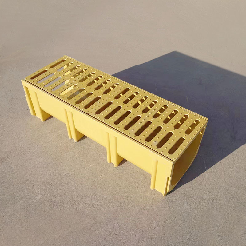 Resin Drainage Ditch Manufacturer Smc Linear U-Shaped Groove Gap-Type Courtyard U-Shaped Groove Composite Concrete Drainage Ditch
