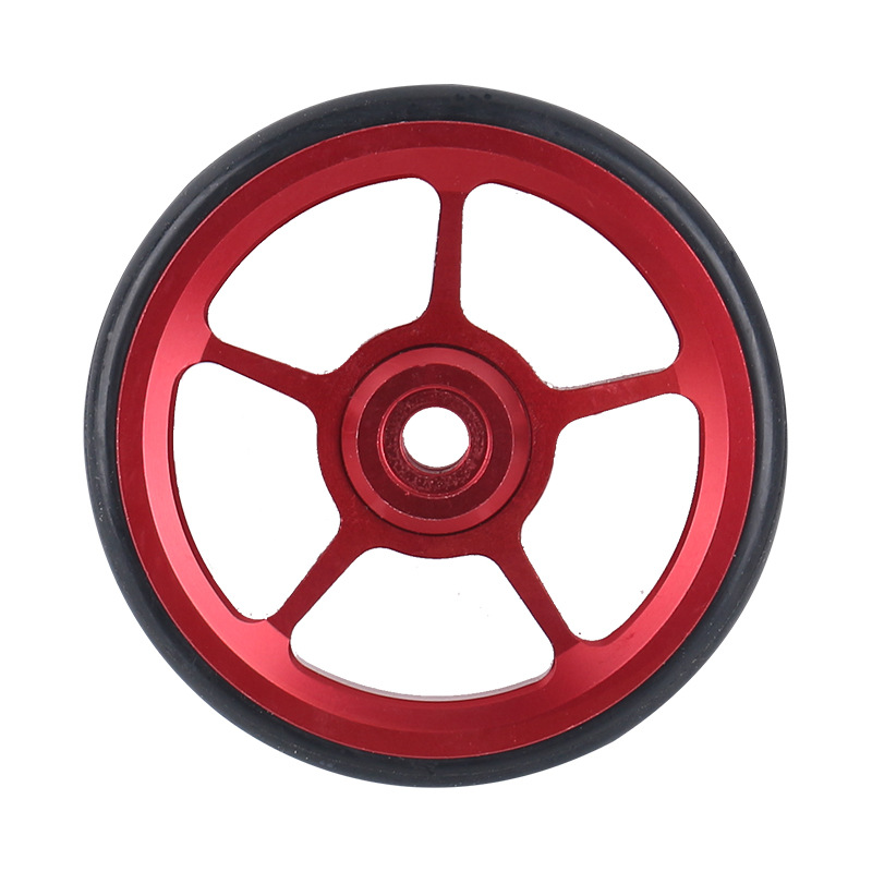 Xiaobu Folding Bike Easy Wheel Mud Guard Wheel 65mm Push Wheel Can Be Engraved with British Cloth Bird Bike