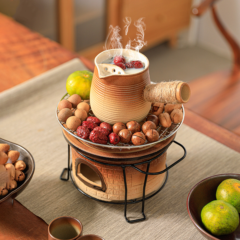 Коническая печь для чая, уличный гриль, чайник, угольная печь, печь для запекания