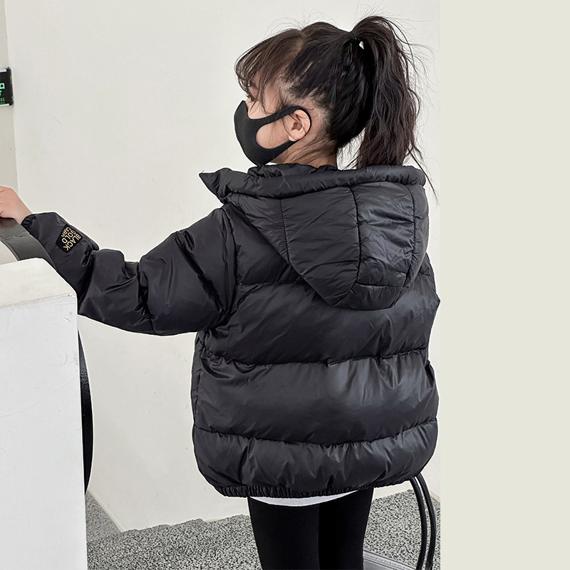 2023 new black gold children's down jacket padded hooded men's and women's children's down jacket coat wholesale generation