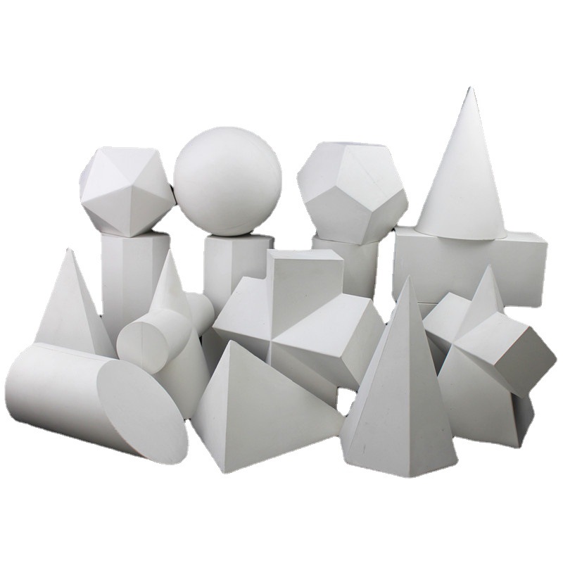 16 art plaster teaching aids plaster geometry plaster painting materials sketch supplies still life sketch teaching aids 2