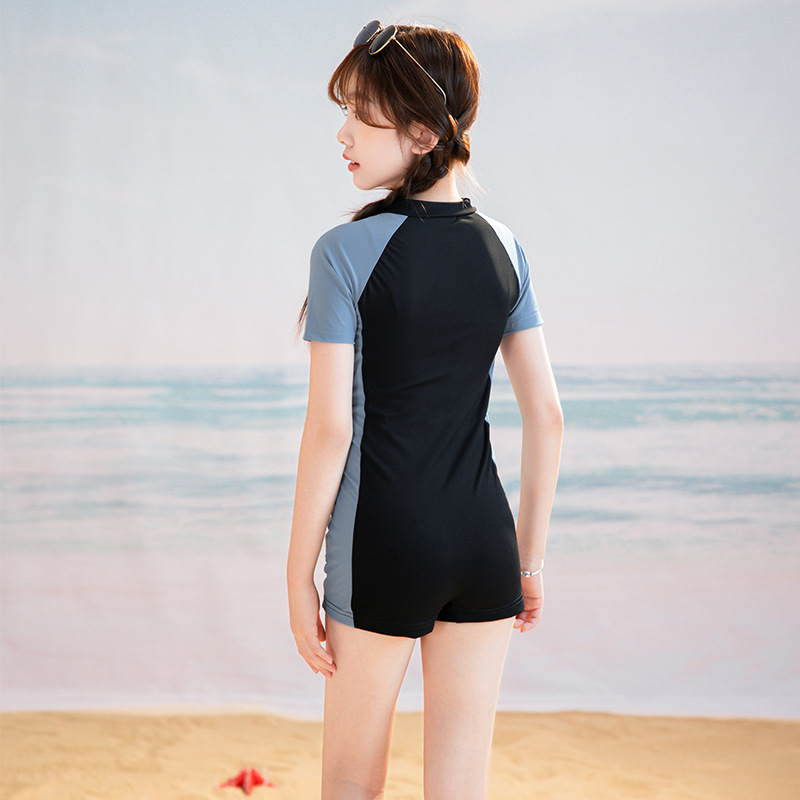 Girls Swimsuit 2025 New Style, Big Kidsren and Girls, Special Swimsuit for Good-Looking Kidsren, Kidsren's Summer One-Piece Swimsuit