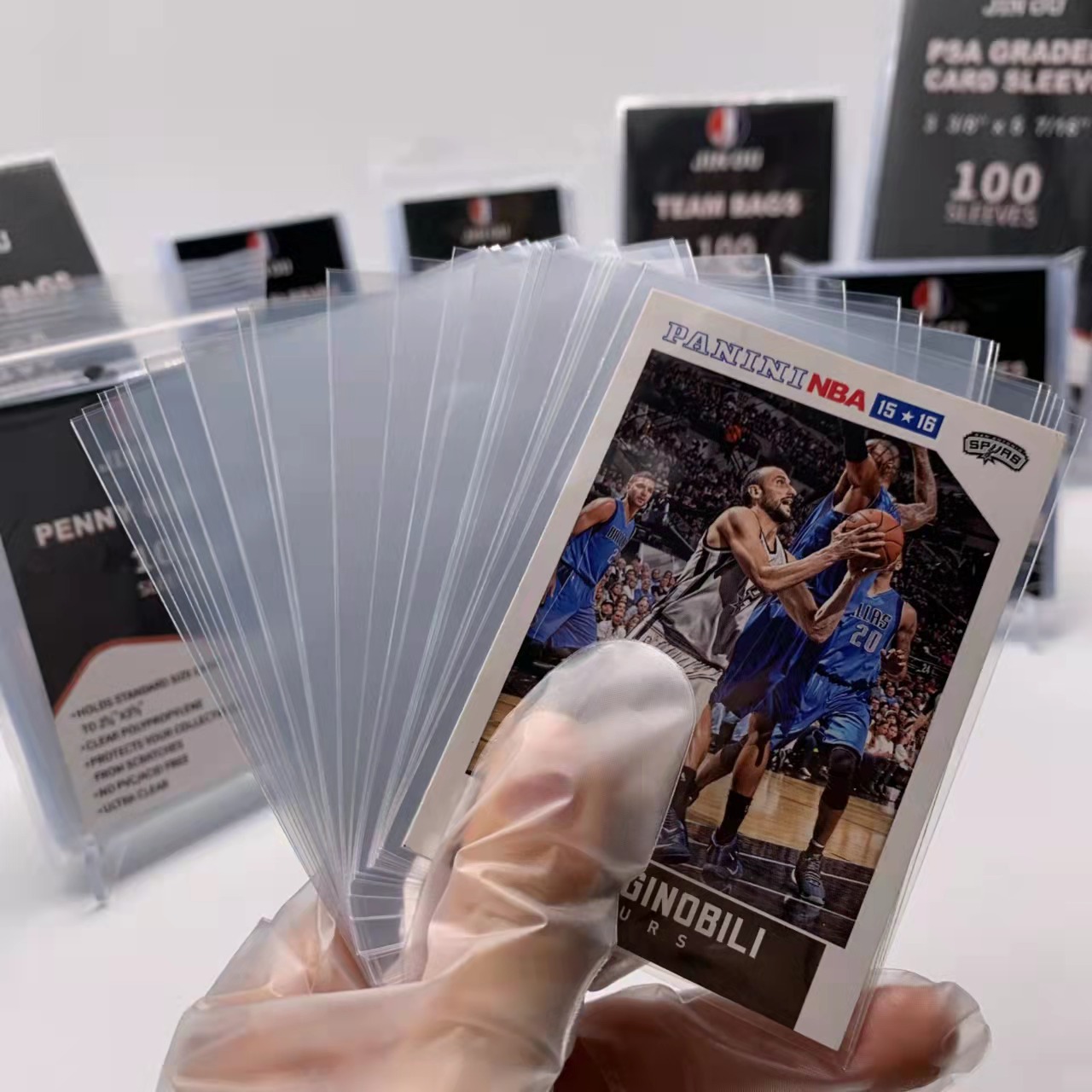 5C10C чистый цвет, высокопрозрачная плоская пленка для карточной игры, различные размеры, прямая продажа с фабрики