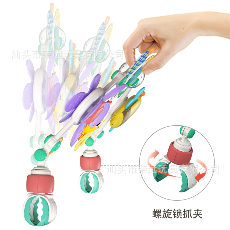 Newborn crib bell hanging 0-1 year old car safety seat calming baby educational stroller pendant toy