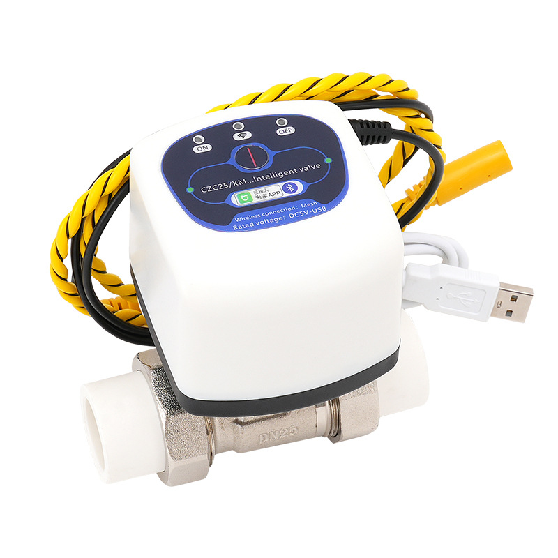 Water Leakage Protection Smart Valve Electric Ball Valve Manipulator Water Immersion Guard Sensor Gas Self-Closing Valve Intelligent Control