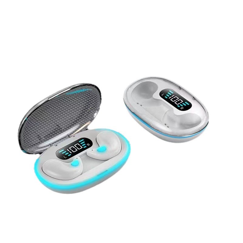 New Ultra-Thin Invisible In-Ear X55 Bluetooth Headset Ultra-Long Battery Life Wireless Noise Reduction Digital Display Macaron Headset