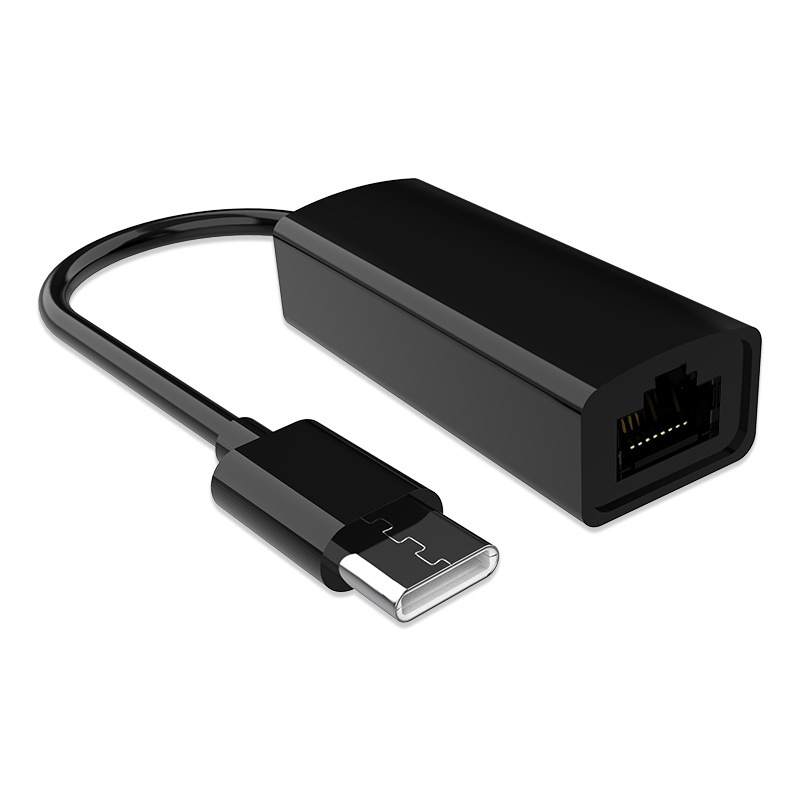 Driver-Free USB Network Card 3.0 100m Network Card Type-C to Network Port Rj45 External Mobile Phone Tablet Gigabit Network Card