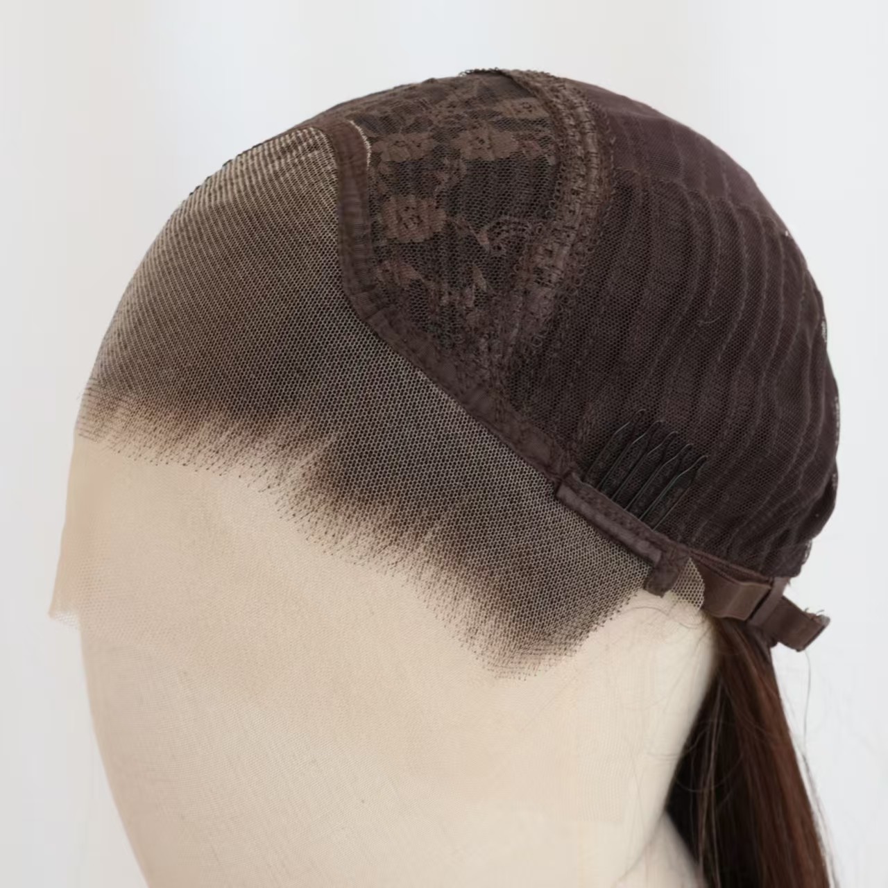 Hot-Selling Natural Hairline Black Long Straight Lace Front Wig High-Temperature Fiber Hand-Tied Wig Lace Wig