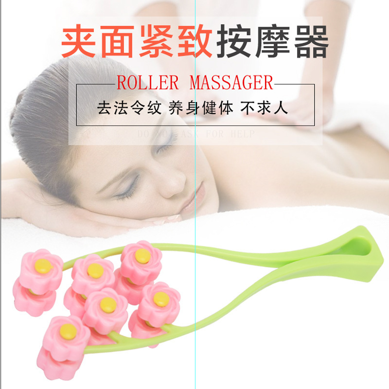 Wholesale Facial Massage Roller Facial Clip Massager Double Chin V Face Device Lifting and Firming Cross-Border Hot Sale