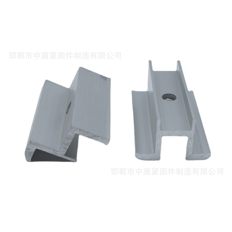 Tianhe Medium Voltage Photovoltaic Bracket Accessories Aluminum Alloy Medium Voltage Block Edge Pressure Block Photovoltaic Pressure Plate Guide Rail Assembly Manufacturer
