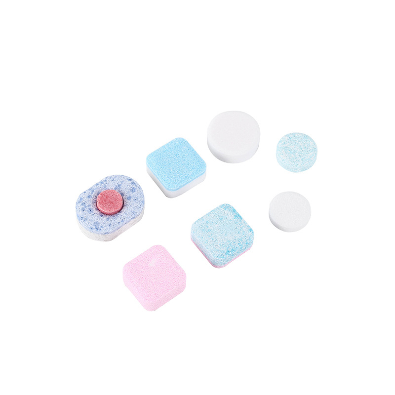 Factory cross-border all kinds of washing machine toilet bowl effervescent tablets coffee oxygen descaling bubble music processing wholesale
