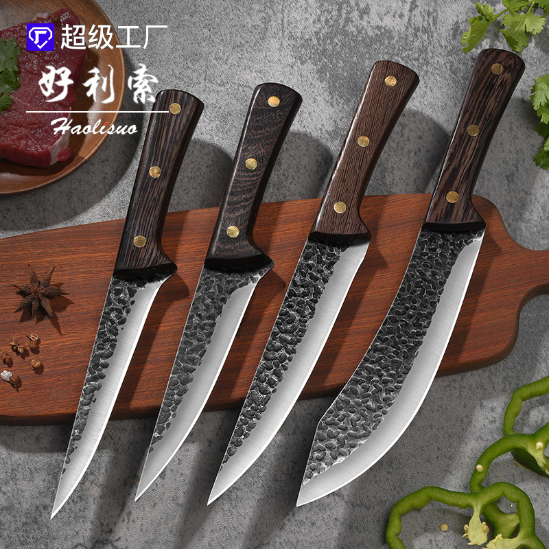 Ручной нож для убоя свиней, специальный нож для резки свинины, нож для разделки мяса, острый нож для разделки костей