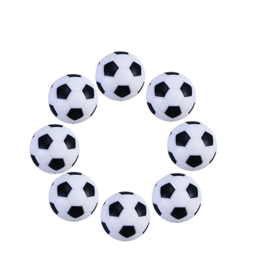 Cross-Border Supply of Rongrongle 32mm Football Table Football Black Pentagon Football Machine Accessories Small Football