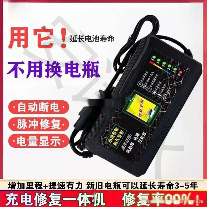 Automatic Three-Wheel Electric Vehicle with Charging, Power-Off Vehicle, Two-Purpose Fast Charger, Wheel Battery Vehicle