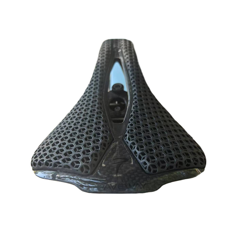 3D Printed Carbon Fiber Road Bike Mountain Biking Bicycle Seat Cushion Hollow Comfortable Ultra-Light Seat Bag Factory