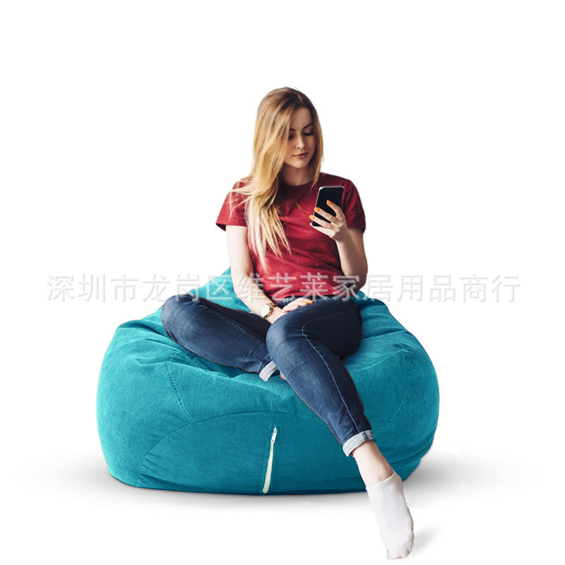 Corduroy Lazy Sofa Cover Bean Bag Chair Japanese Tatami Bean Bag Cover Home Furniture Foreign Trade Cross-border Amazon