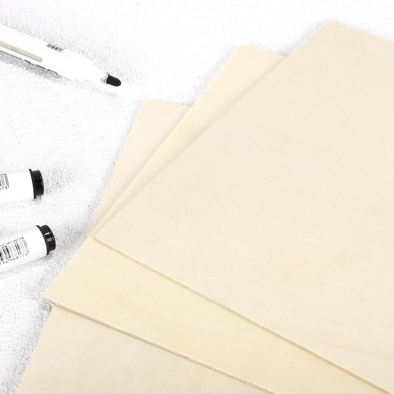 2mm Poplar Plywood Toy Puzzle Solid Wood Plank Sheet Log Panel Layered DIY