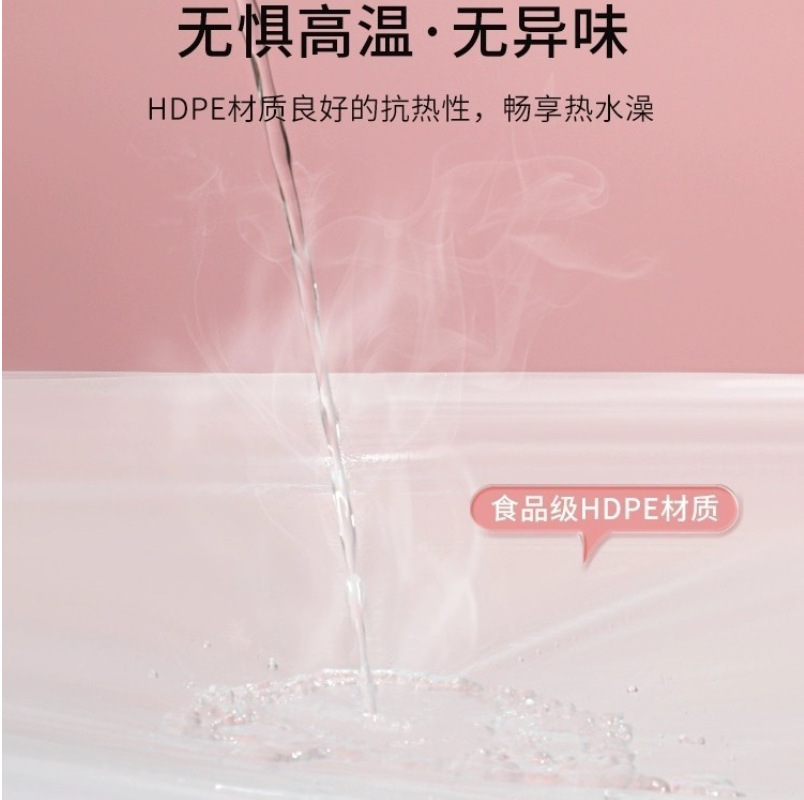 Disposable Bath Bag Thickeneded and Enlarged Family Hotel Wooden Bucket Bathtub Bag Cover Bath Large Bath Foldableing Bag