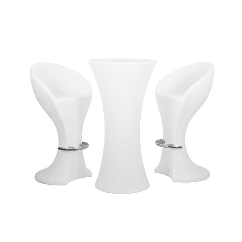 Luminous creative high Bar Bar Bar Bar balcony table and chair outdoor activity exhibition party cocktail bar chair bar counter