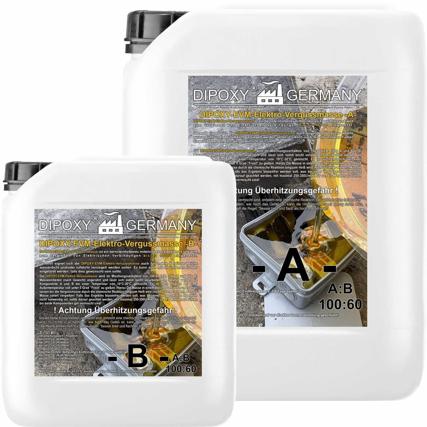 Электрическая заливка эпоксидной смолой IP68 и IP69 до 1000 В, 12