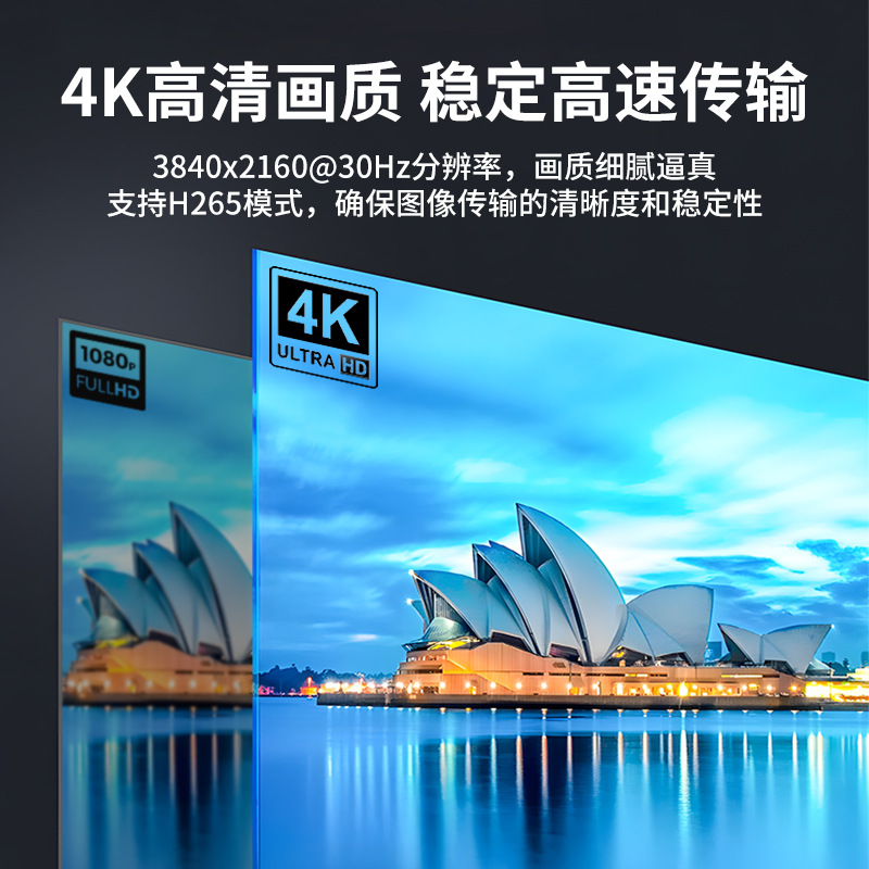 4K HD HDMI Optical Transceiver Multiple Multiple Audio and Video Transmission 20KM USB Keymouse to Fiber Transceiver