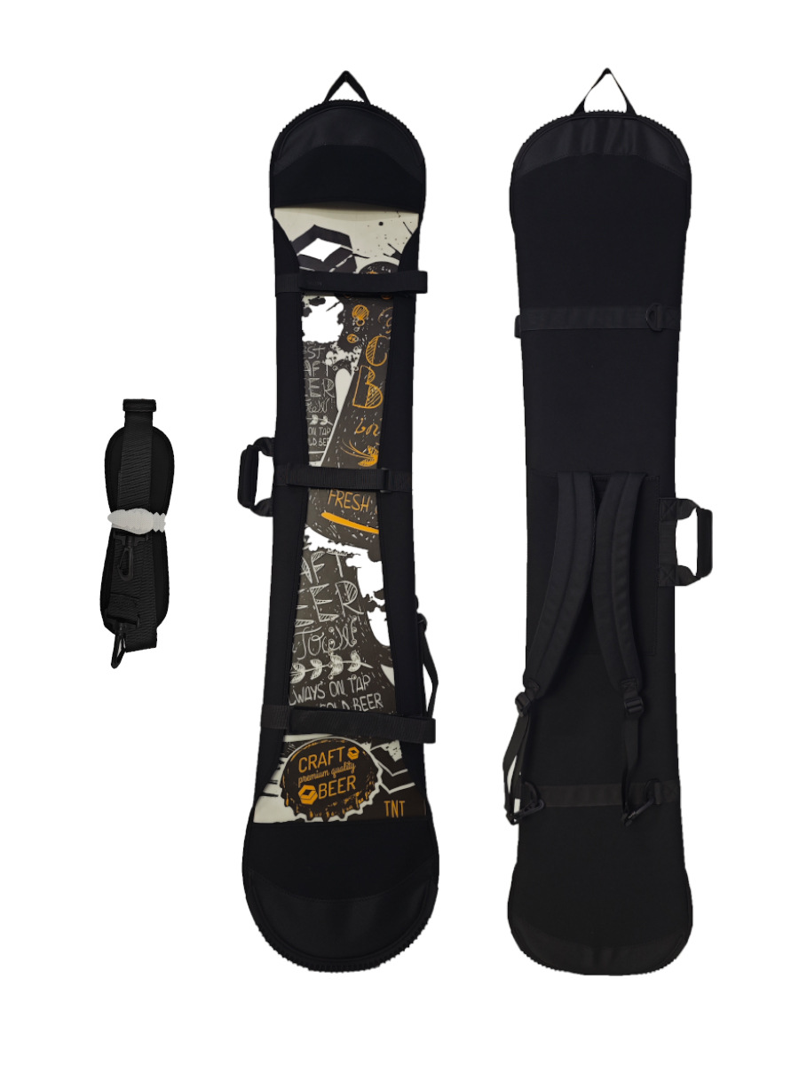 Wider Snowboard Carrying Strap with Detachable Shoulder Strap, Lightweight and Portable