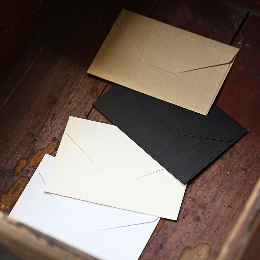 Card Envelope 3 Korean Creative Retro Kraft Paper Business Card Storage Envelope-Mini Series Western-Style Small Envelope