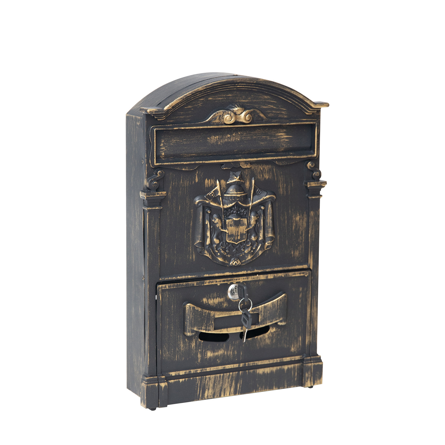 Cast aluminum mailbox, mailbox, exported to European countries, surface aluminum die-casting, large favorably