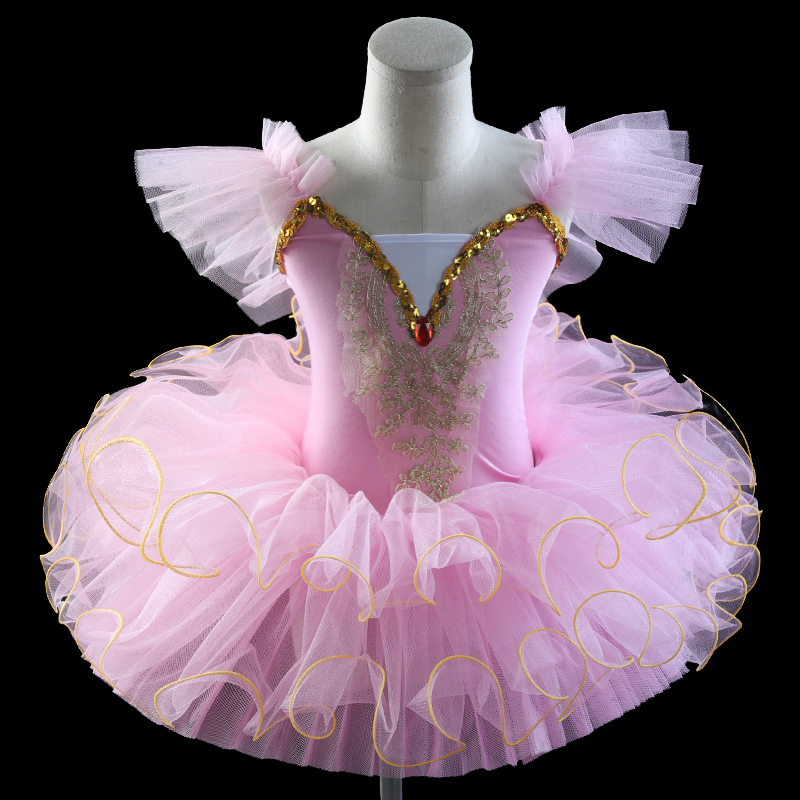 New Ballet Costumes for Girls, Tutu, Suspender Gauze Skirt, Kidsren's Tutu Skirt, Little Swan Dance Tutu Cloud