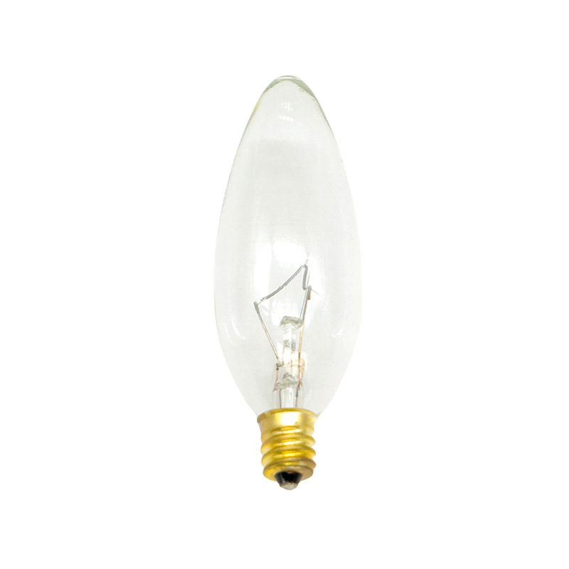 Supply candle incandescent bulb C32 92MM E 12 120 V40W high power LED bulb manufacturers